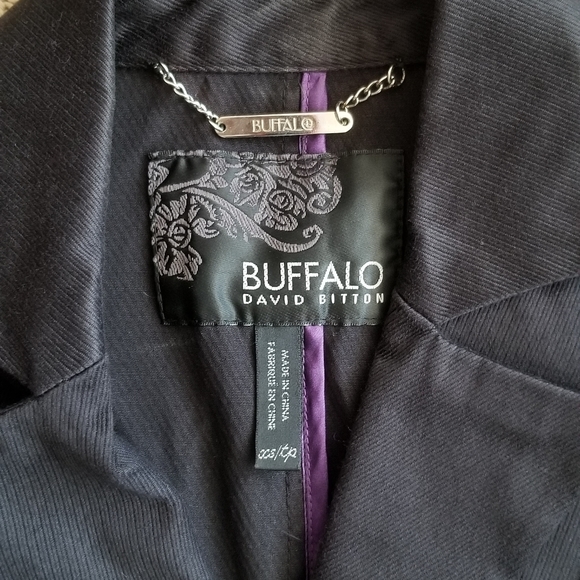 2YK Black blazer jacket with pockets - Picture 3 of 7